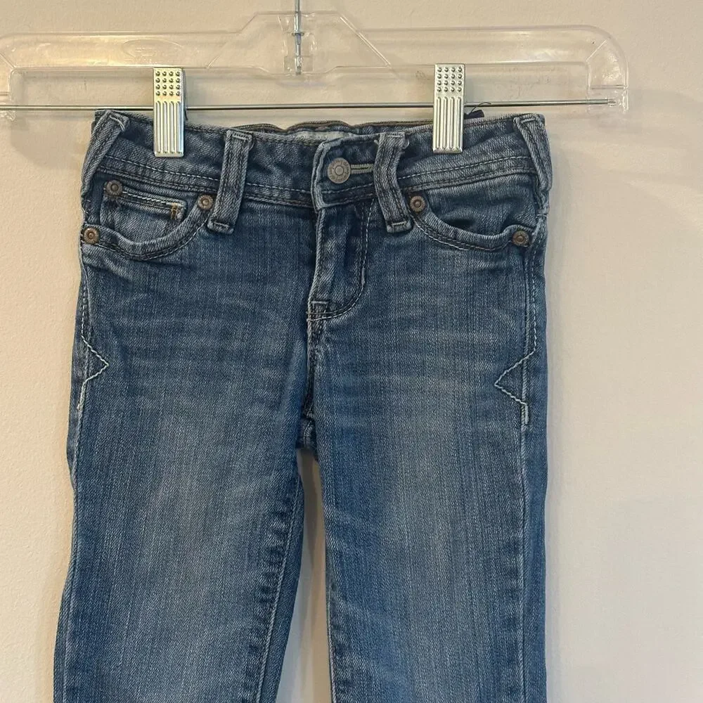 Girls Old Navy The Darling Boot-Cut Jeans sz 6 SLIM adjustable waist
